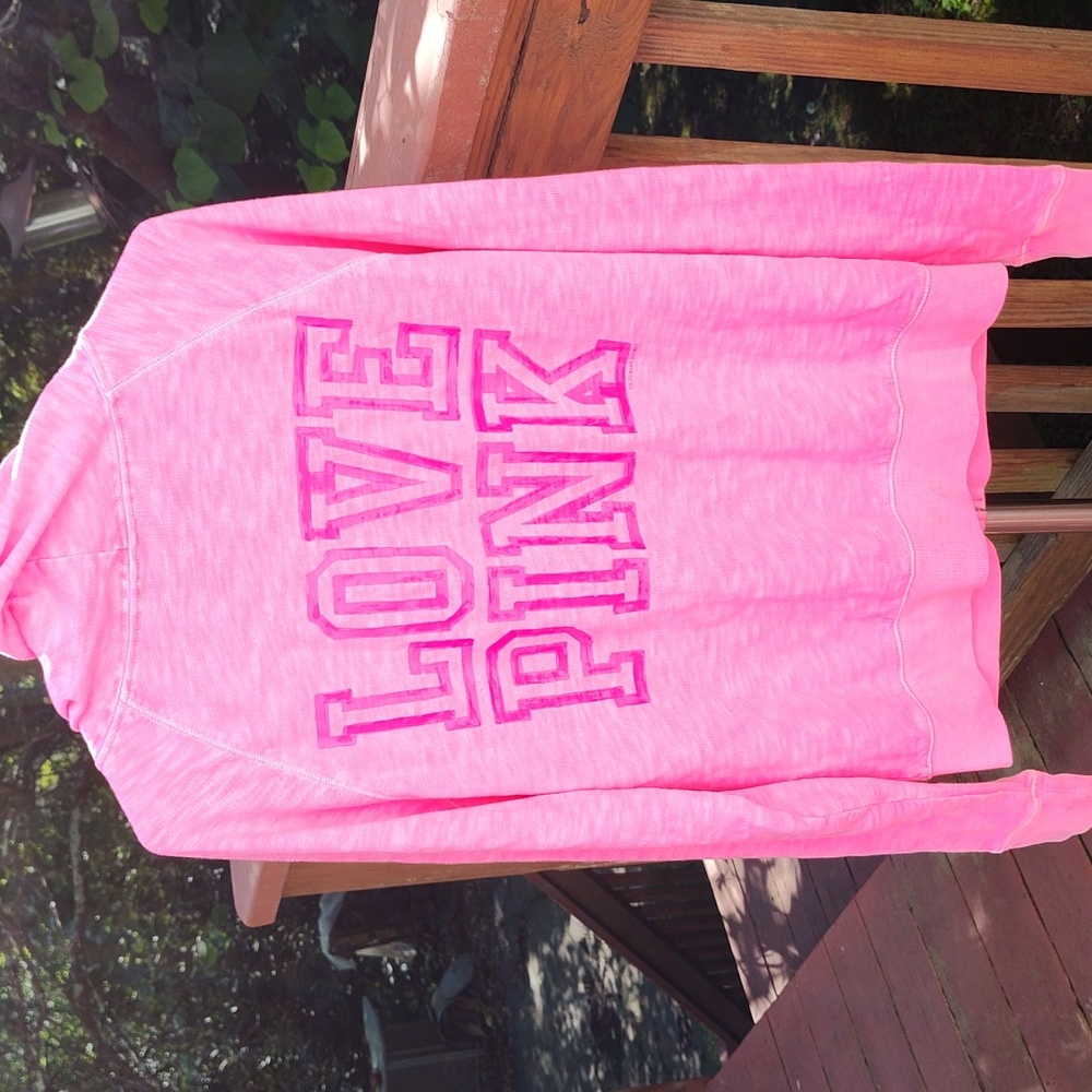 PINK limited edition oversized hood zip up - Picture 3 of 10